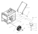 Part Location Diagram of B93393BGS Briggs and Stratton Handle